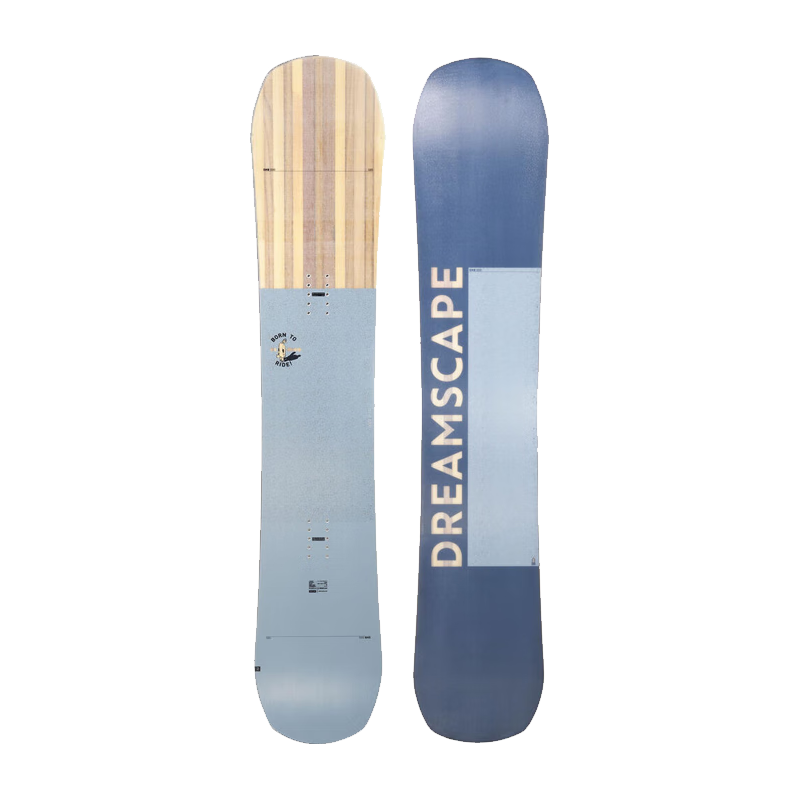 DECATHLON 迪卡侬 单板滑雪板 SNB 100-DREAMSCAPE-OVWN男士松灰色156cm-4278169