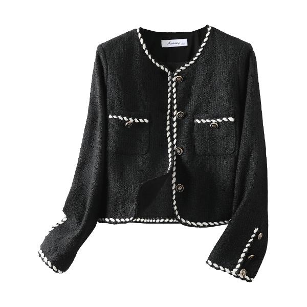 KEMANYA 【小香风系列】开衫女针织外套年高级感小香风外套春秋季