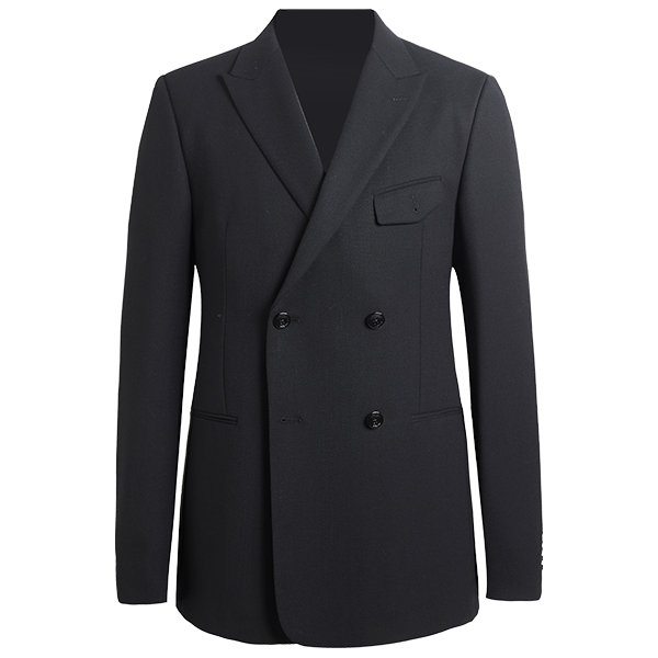 VICUTU 威可多【99.1%羊毛】男士西服上衣秋季商务通勤黑色西装外套