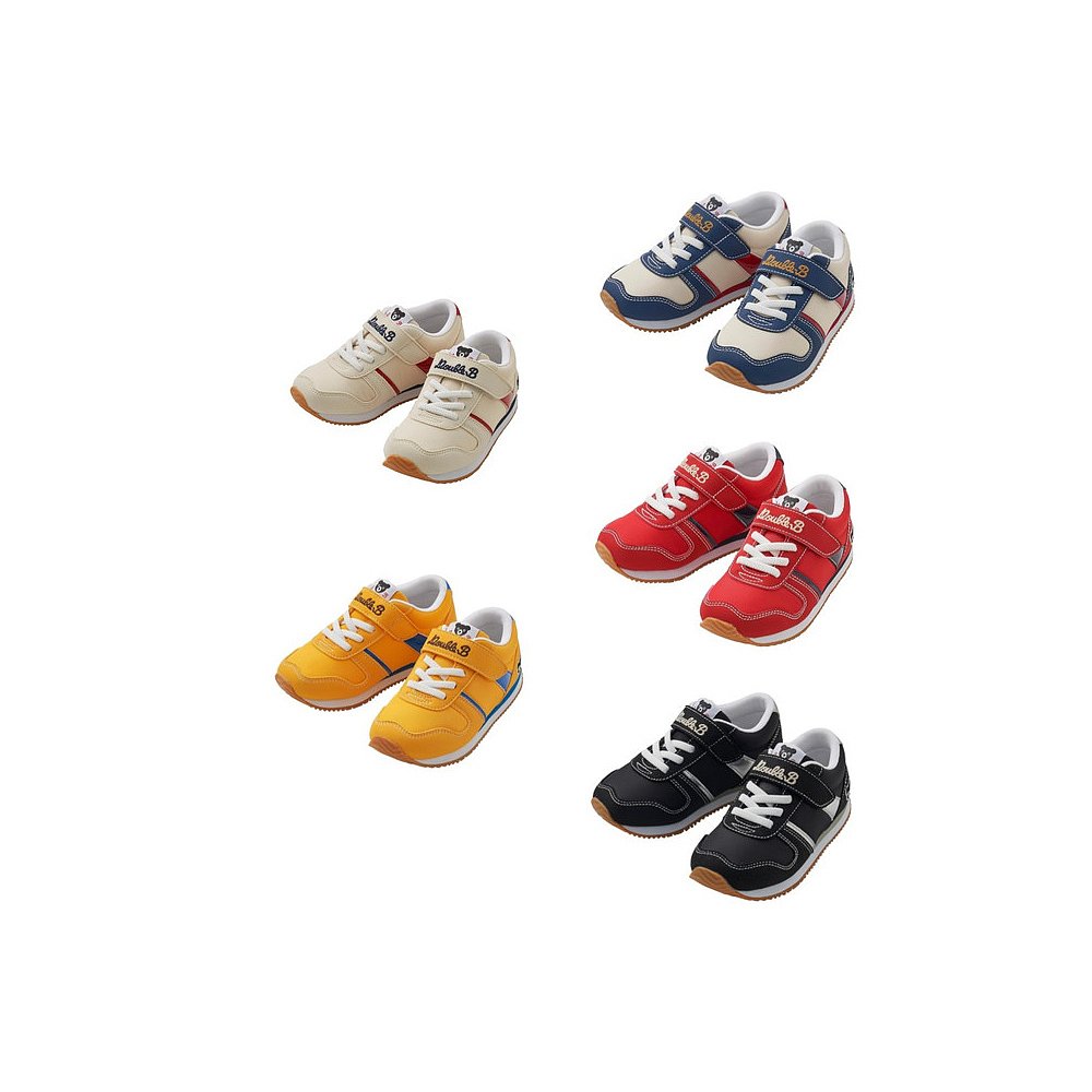 MIKIHOUSE DB运动鞋黑熊童鞋63-9403-496（有无鞋盒）