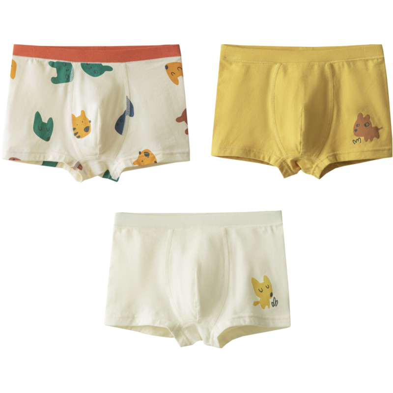 Mini Bala 迷你巴拉巴拉男童宝宝内裤棉弹亲肤吸汗透气儿童平角裤
