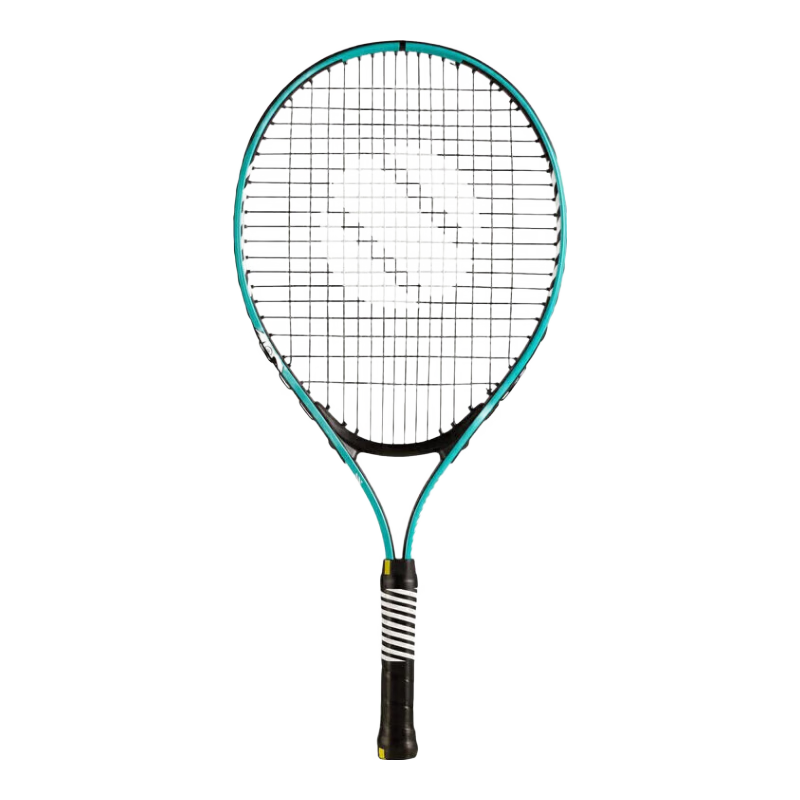 迪卡侬网球拍儿童单人初学小体育课球拍ten蓝绿色【23寸】 2838804