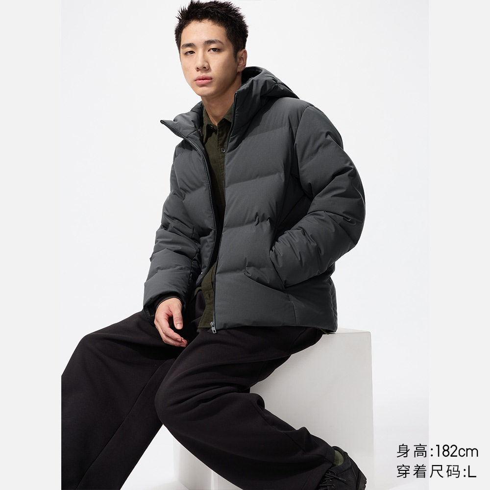 UNIQLO/优衣库无缝羽绒连帽外套夹克羽绒服 478279