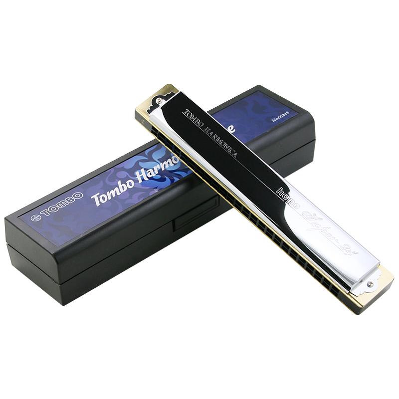 日本通宝口琴官方6624S成人专业演奏级儿童高级24孔复音口琴C调