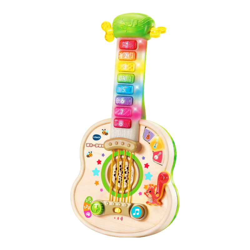伟易达（Vtech）儿童玩具源木梦想吉他乐器音乐早教宝宝