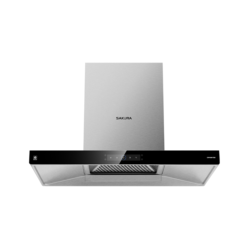 樱花（SAKURA）抽油烟机家用欧式顶吸式23立方大风量挥手智控脱排吸油烟机520Pa强静压高温至高 CXW-360-TC02【双层净滤油网单烟机】