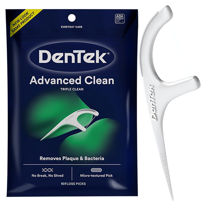 DenTek/德泰克 含氟 牙线棒  90支