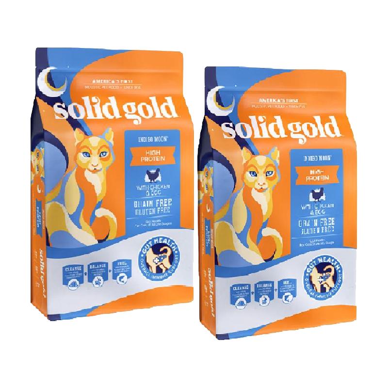 素力高 SolidGold素力高金素鸡无谷鸡肉味猫粮5.44kg 2件