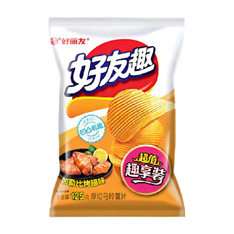 Orion 好丽友 休闲零食好友趣加勒比烤翅味125g/袋