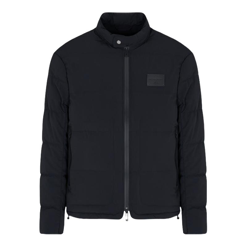 EMPORIO ARMANI/阿玛尼冬季男士90白鸭绒短款面包羽绒服外套