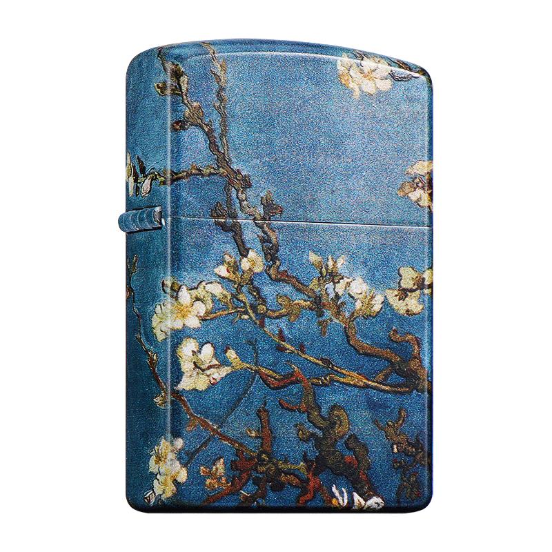 ZORRO佐罗梵高杏花煤油防风打火机男士 520 彩印杏花