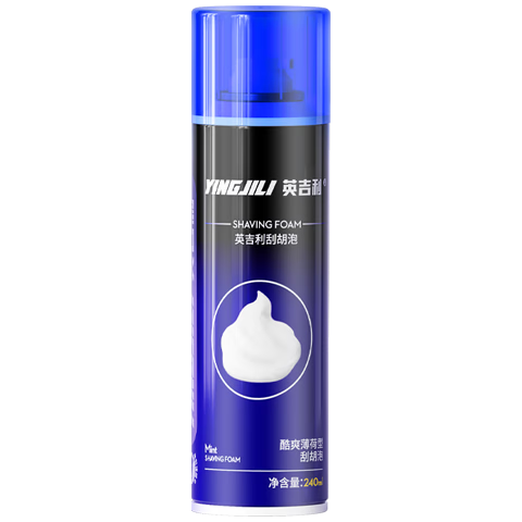  YINGJILI/英吉利 软化胡须 剃须泡沫  240ml