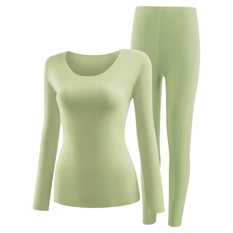 女士保暖内衣女款冬季无痕贴身秋衣秋裤套装保温衣发热内搭打底衫