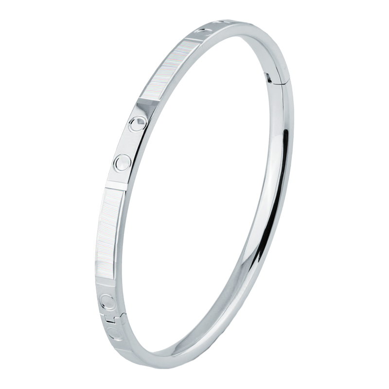 GsunGGsunG铂金PT950男女款铂金手镯手镯白金猫眼弹簧扣手镯 按当天金价计算