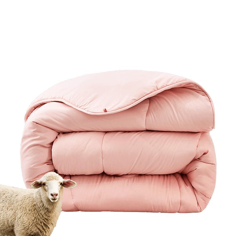 LOVO【纯羊毛】乐蜗家纺100%羊毛被秋冬被芯加厚澳毛保暖被子春秋