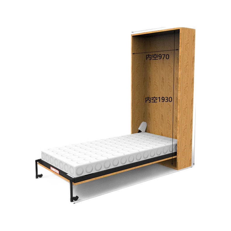 出彩铭人（colourperson）多功能隐形床折叠床墨菲床壁床翻转床正翻隐藏翻板床床架五金