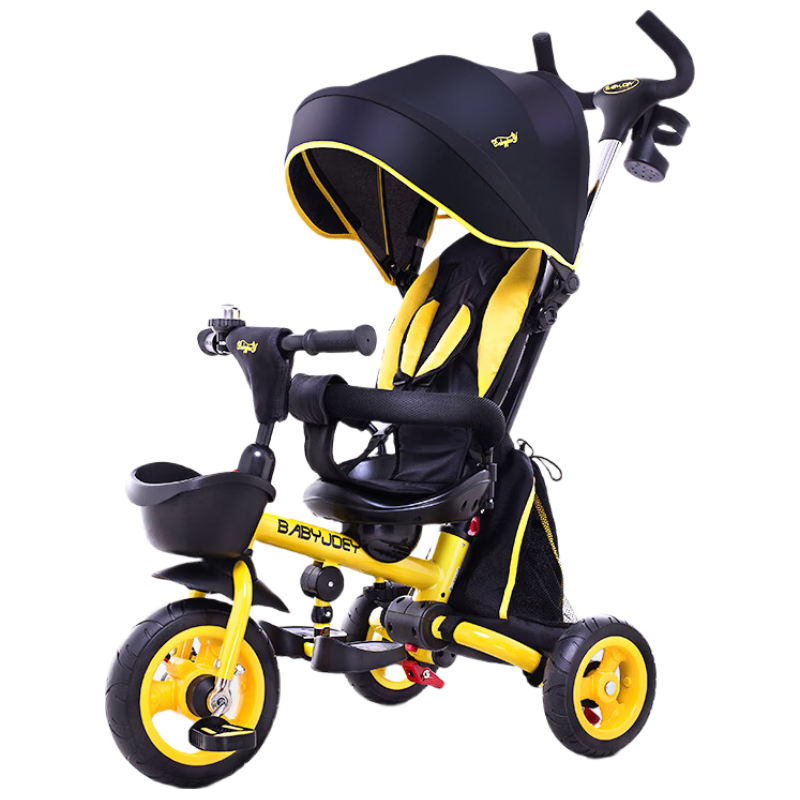 Babyjoey 三轮车儿童脚踏车折叠双向溜娃神器宝宝小孩2-5岁手推车