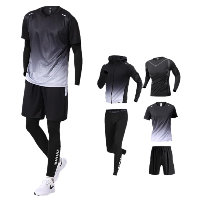 骑行服男款山地公路自行车装备大全套裤速干跑步运动套装衣服新款