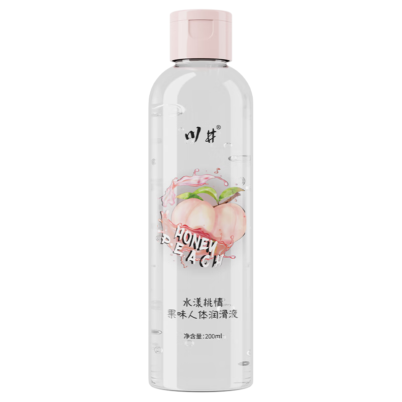 果味润滑液人体润滑剂可舔草莓水溶性免洗水蜜桃西瓜夫妻房事情趣成人用品同房飞机杯私处女性润滑 果味润滑液200ml(水蜜桃味)