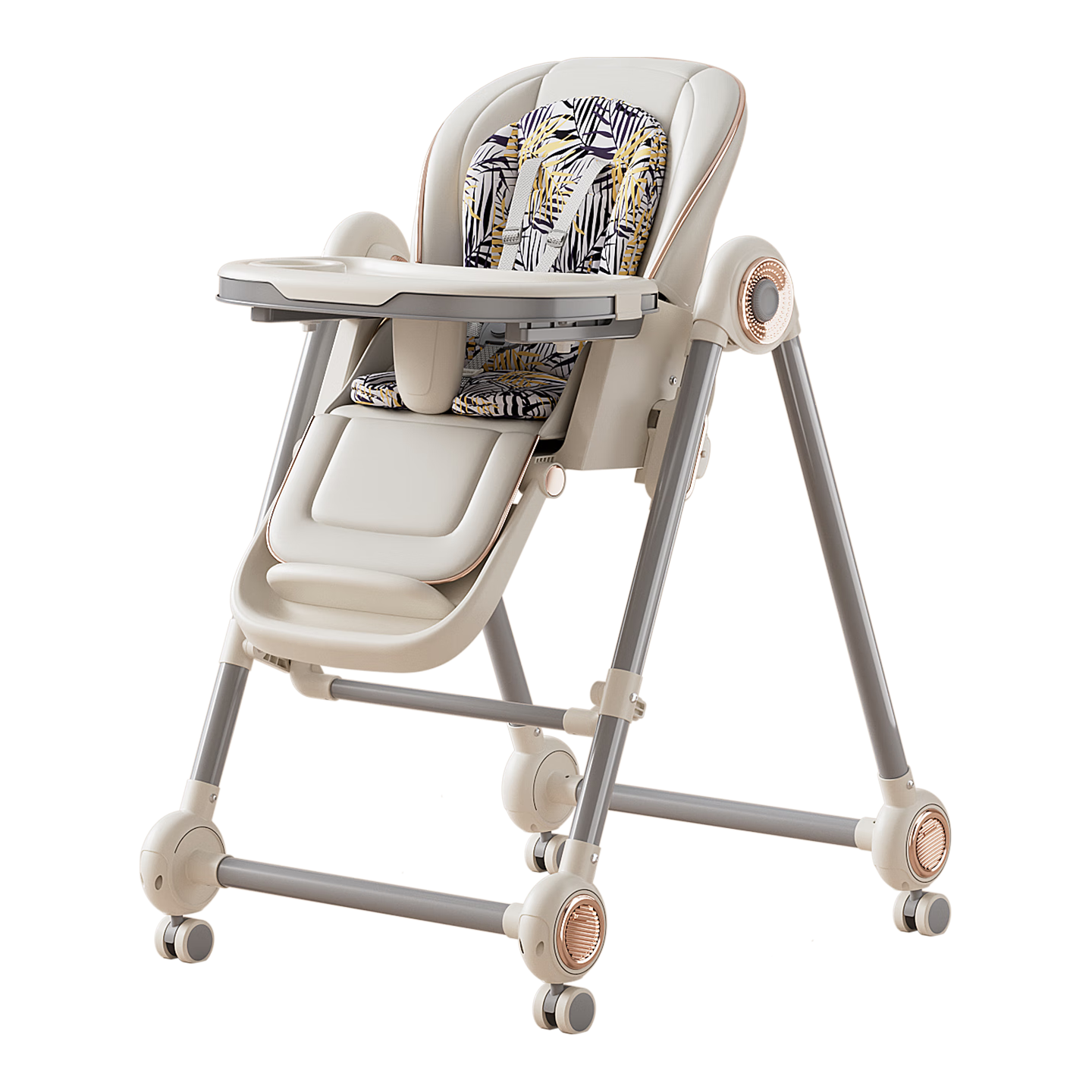 ANGI BABY宝宝餐椅婴儿餐椅可折叠餐椅摇椅二合一多功能家用吃饭椅儿童餐椅