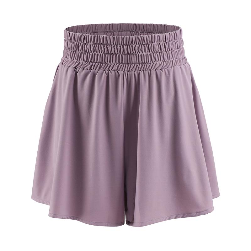 假两件大码运动短裤女外穿防走光胖mm跑步训练透气速干裙裤夏