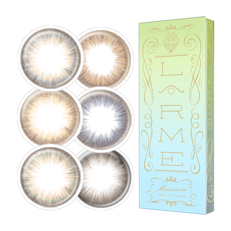 【微混血款】LARME非离子大基弧大直径美瞳MoistureUV日抛10片装