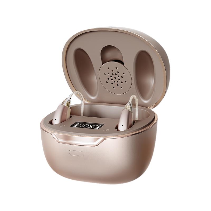 讯飞智能耳背式助听器星耀版老人耳背自主验配