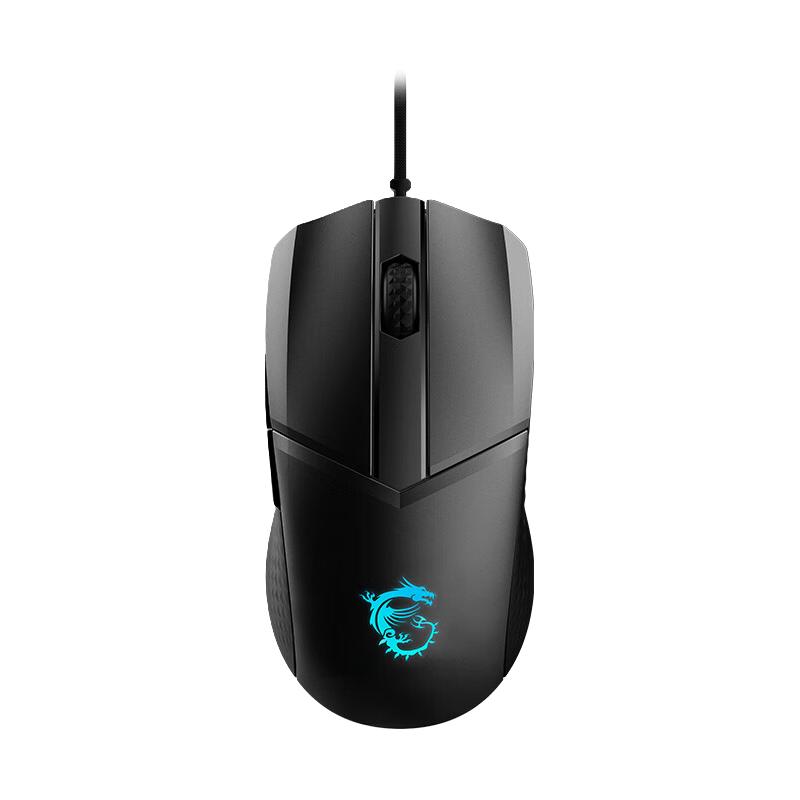 MSI 微星 GM41 有线鼠标 16000DPI RGB 黑色