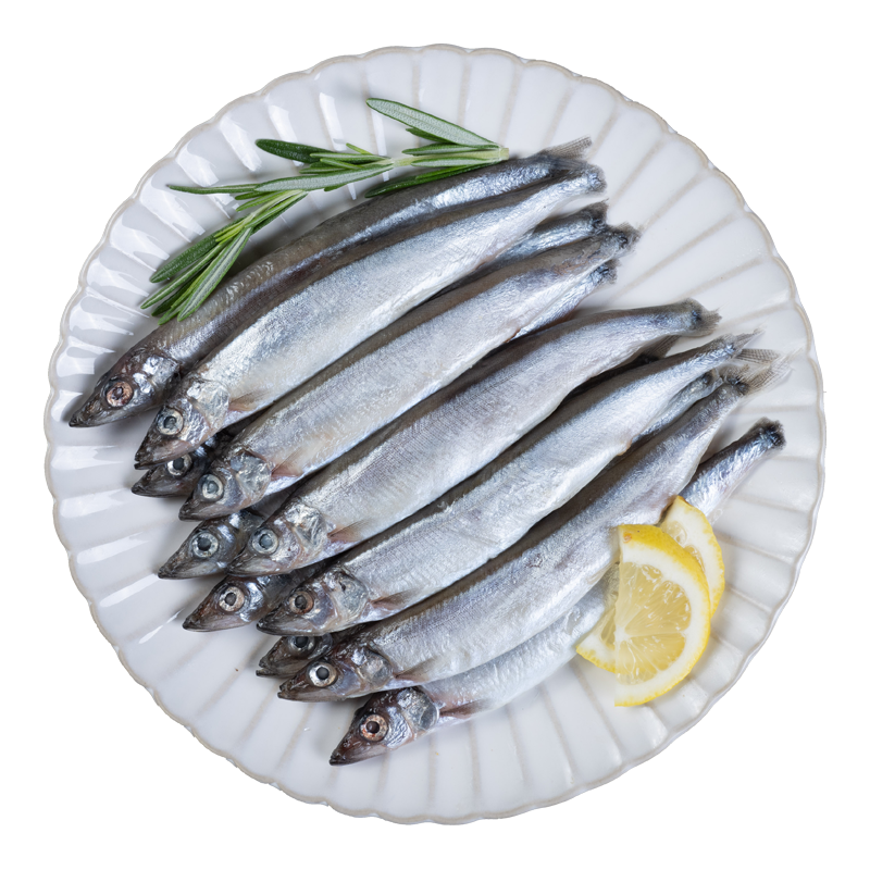 京东生鲜 挪威多春鱼1kg(4*250g) 46-50条/kg 煎炸美食 烧烤食材 独立4袋