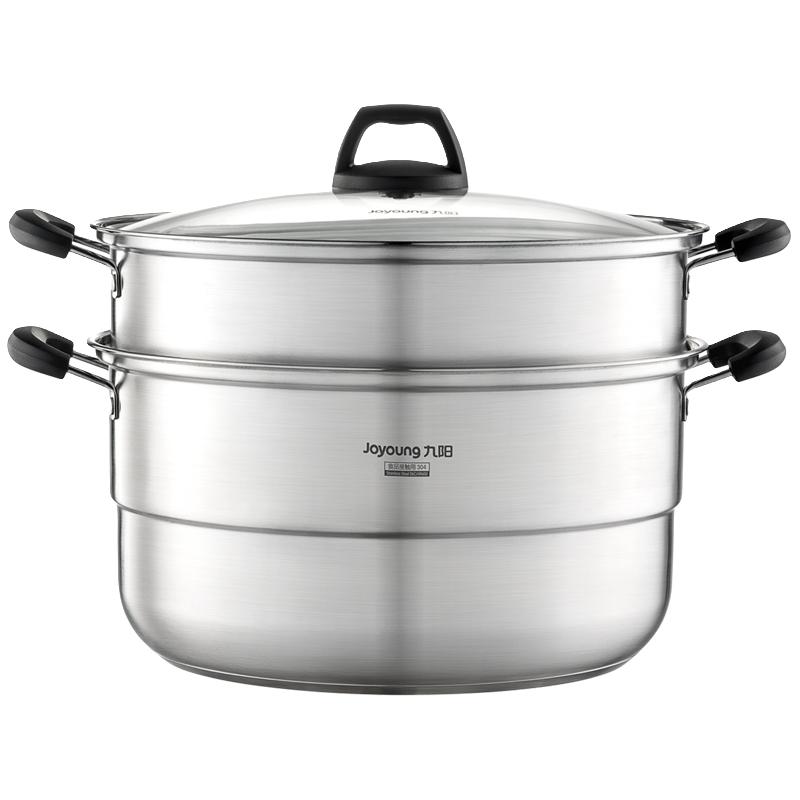 Joyoung 九阳 蒸锅家用304不锈钢食品级蒸屉蒸馒头汤锅一体燃气灶电磁炉