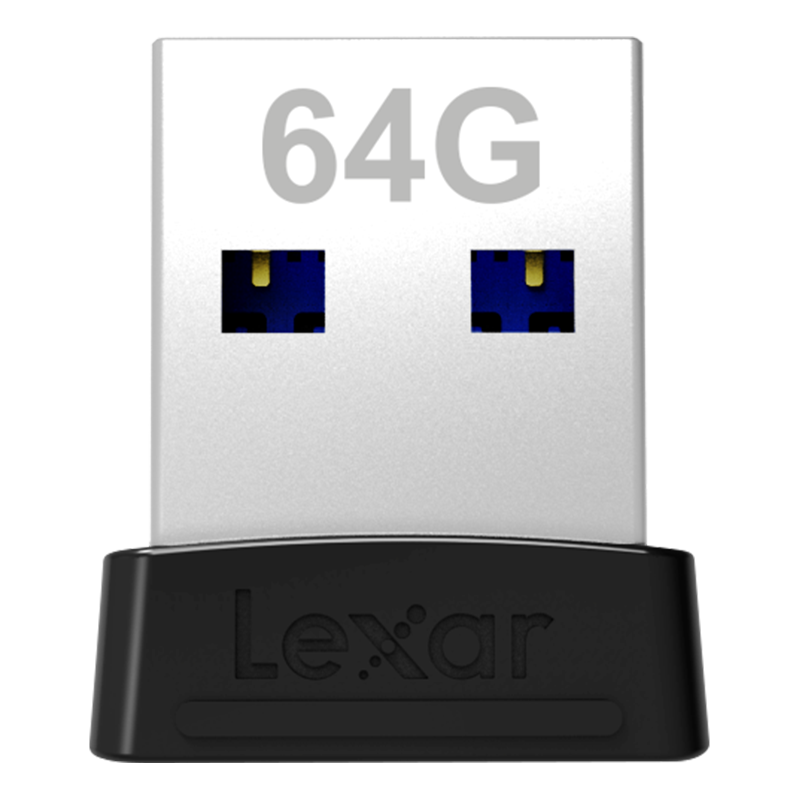 Lexar 雷克沙 S47系列 LJDS47-64GABBK USB3.1 U盘 黑色 64GB USB