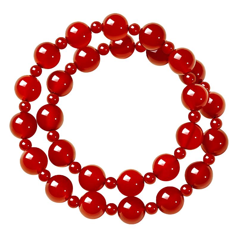宫里 红玛瑙 本命年 手链