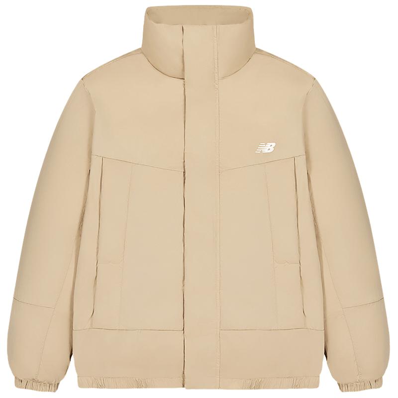 NEW BALANCE NB官方外套男款简约秋冬百搭保暖短款羽绒服 INC AMJ43361 S