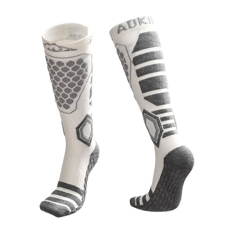 滑雪袜女保暖冬季加厚专业爬雪山装备防臭抑菌登山长筒运动男袜子