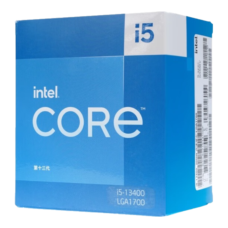 英特尔（Intel）13代酷睿CPU处理器 台式机处理器 盒装CPU 13代i5-13400 盒装【10核16线程】