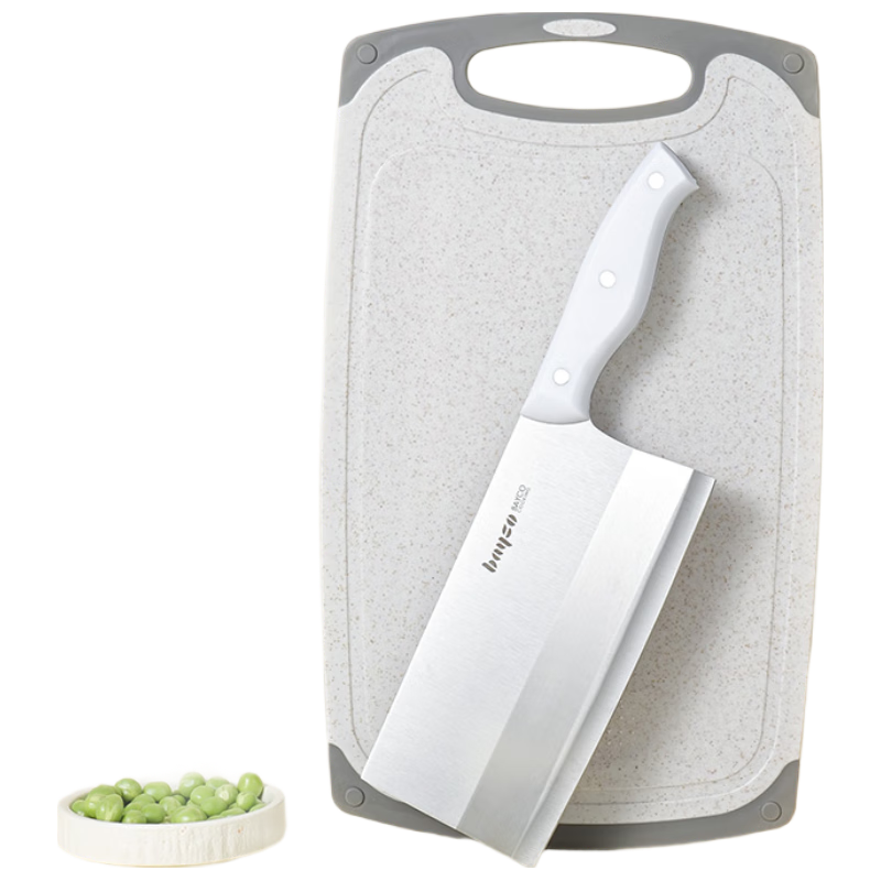 bayco 拜格 菜刀前切后斩刀具手工锤纹锻打砍骨刀切菜刀切片刀BD3416