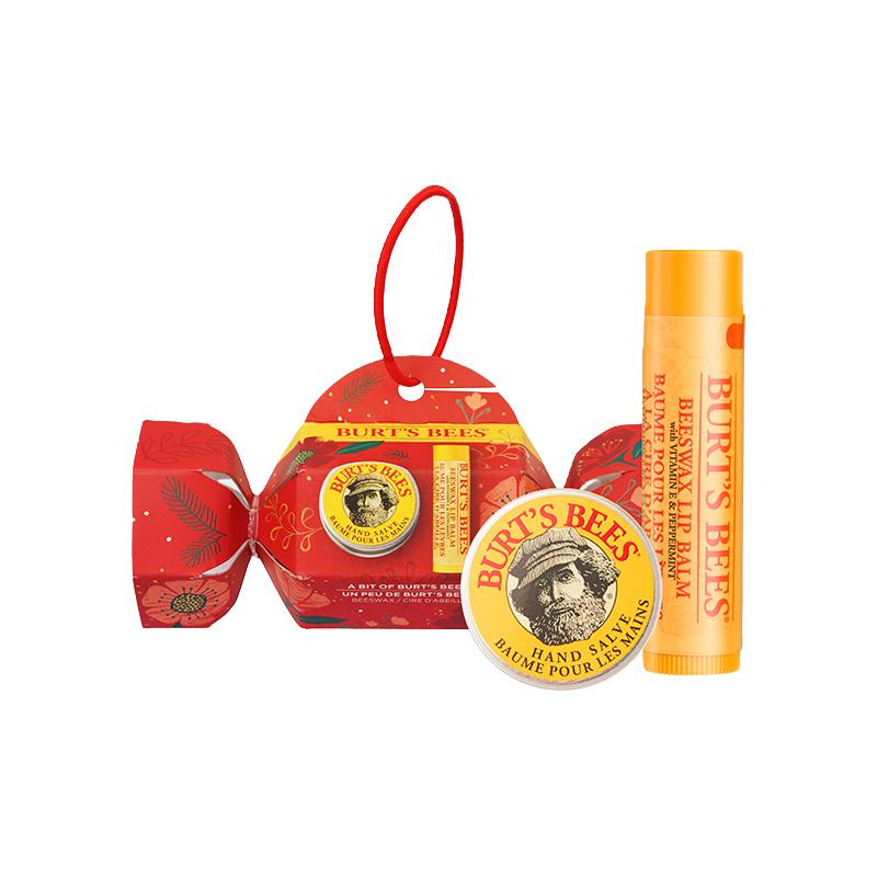 BURT'S BEES 小蜜蜂 润唇护手礼盒 (皇牌蜂蜡润唇膏4.25g+天然护手霜8.5g) 限量版