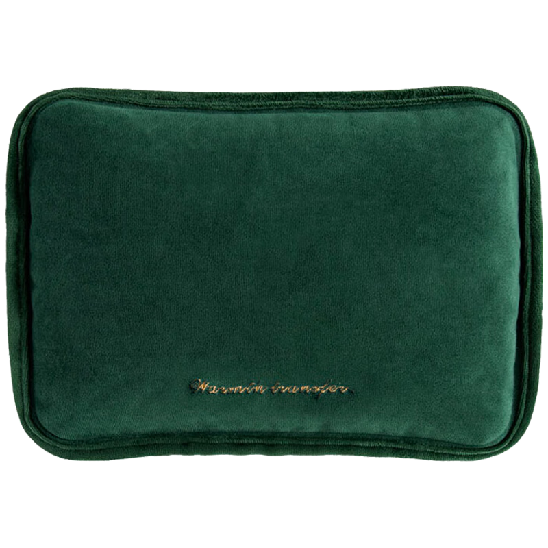 京东京造 热水袋 充电注水暖水袋 暖手宝暖脚宝暖宝宝贴 墨崧绿