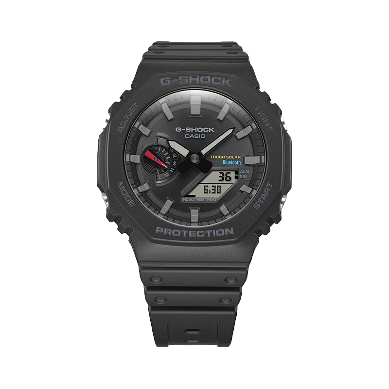 CASIO 卡西欧 G-SHOCK系列 45.4毫米太阳能腕表 GA-B2100-1A