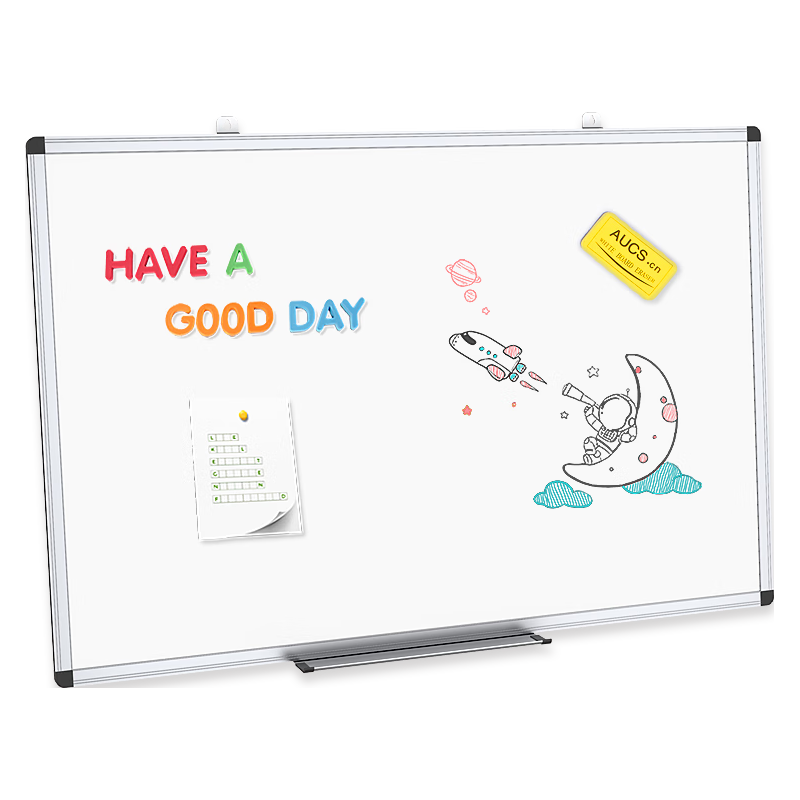 AUCS 傲世 QUR1290L 单面挂式磁性白板 120*90cm