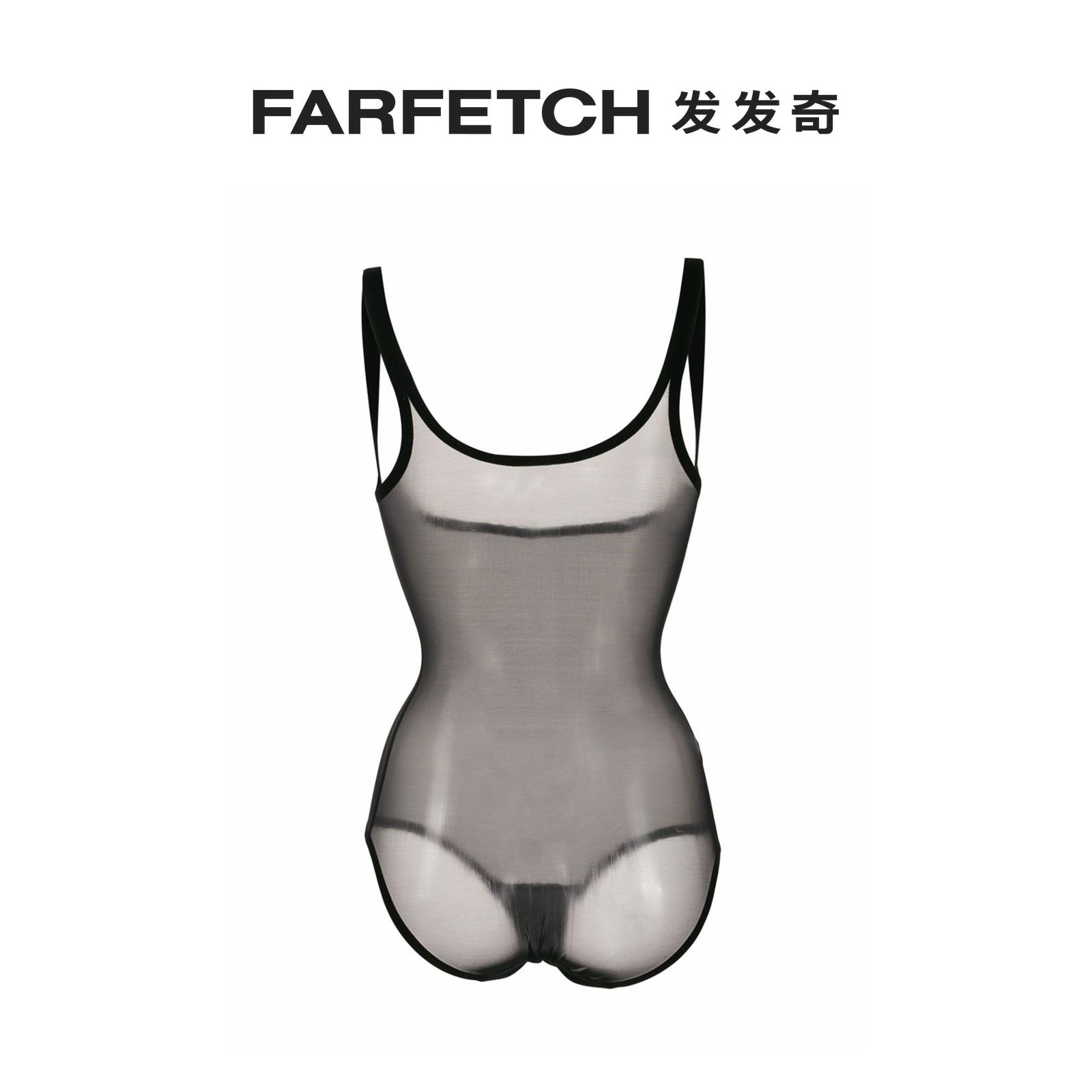 Wolford女士薄纱塑形连体紧身衣发发奇