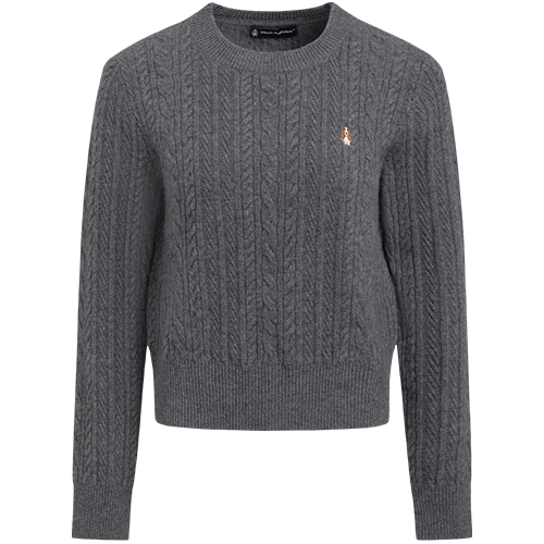 暇步士 【绵羊毛】暇步士女装软糯保暖毛衣秋冬休闲圆领套头羊毛衫