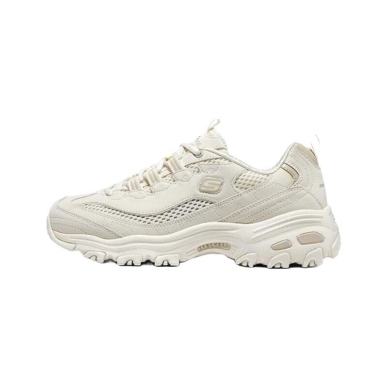 斯凯奇熊猫鞋女鞋经典厚底老爹鞋舒适休闲运动鞋