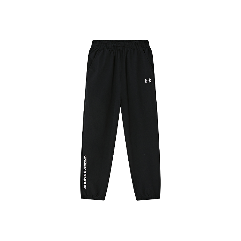 安德玛 【速干&舒适】130-170男女中大童户外运动休闲梭织长裤