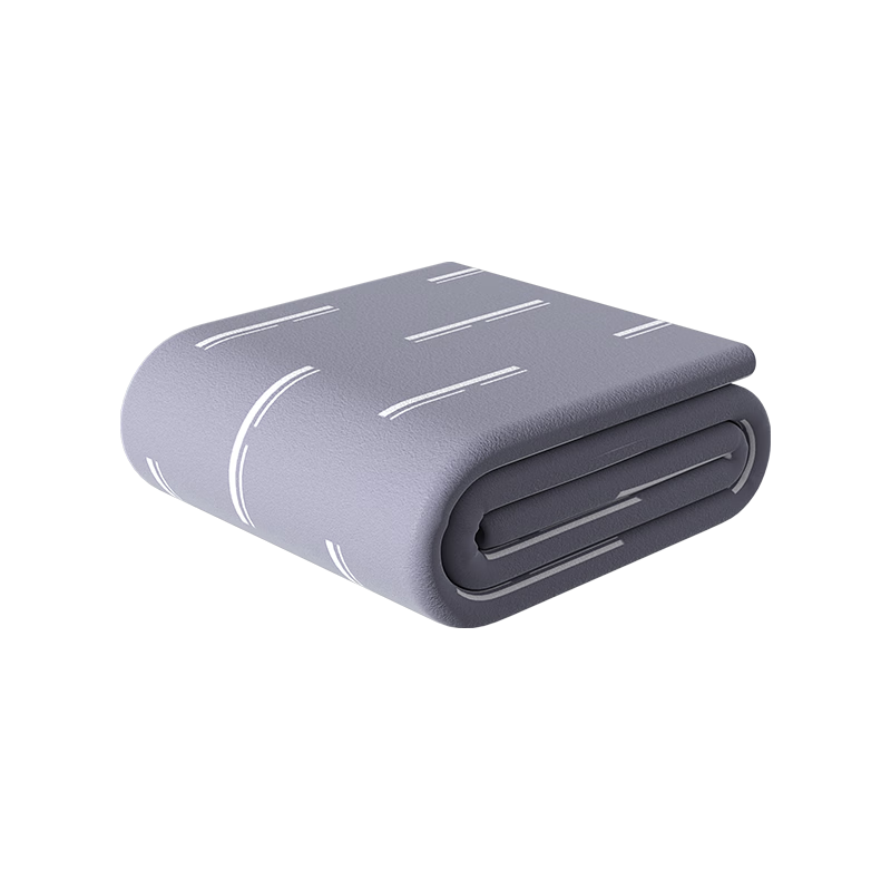 LMENG电热毯单人低功率多档位小型家用电褥子加厚排潮取暖毯体可水洗 1.8*0.8米-【加厚雾霾蓝】