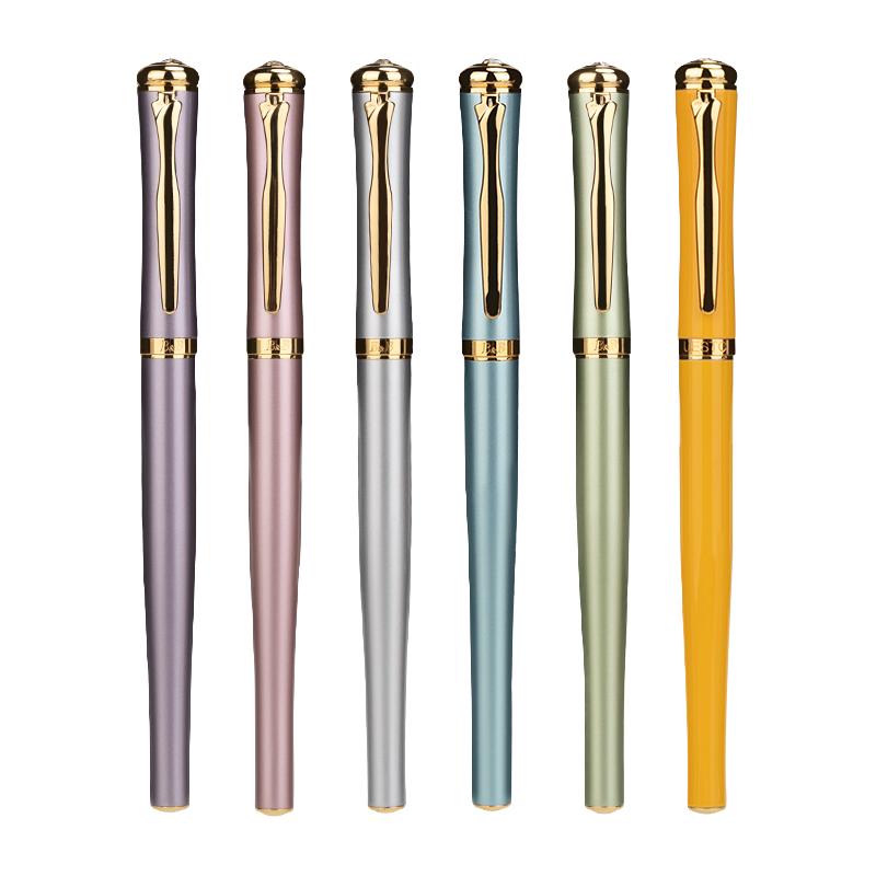 国潮旗袍正姿中性笔签字笔宝珠笔多种颜色纤细小巧女生文艺练字