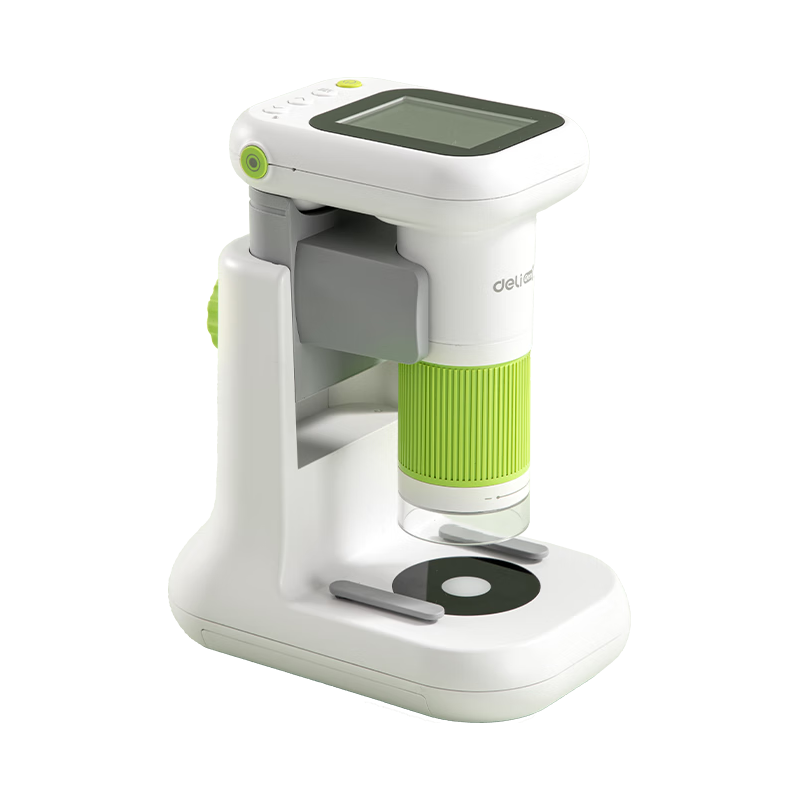 得力（deli）400X智能显微镜 便携放大镜中小科学实验玩具可拍照录像可看细胞男女孩 【400X】智能大屏赠玻璃标本