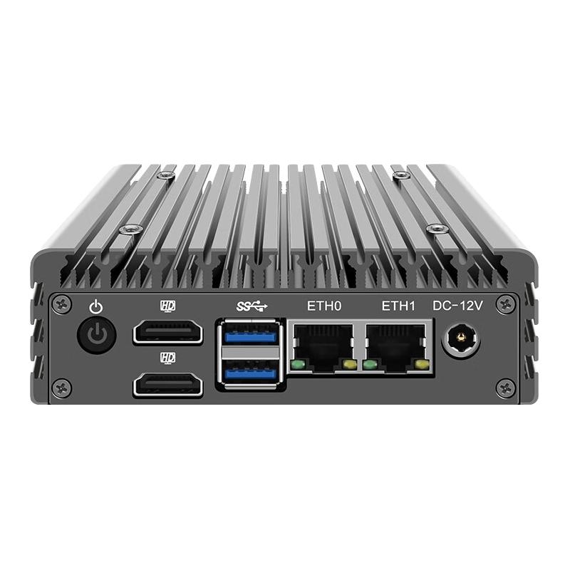 畅网微控 X86 P5 N100 迷你小主机 软路由器 双网口2.5G 开发版 准系统（不含电源）