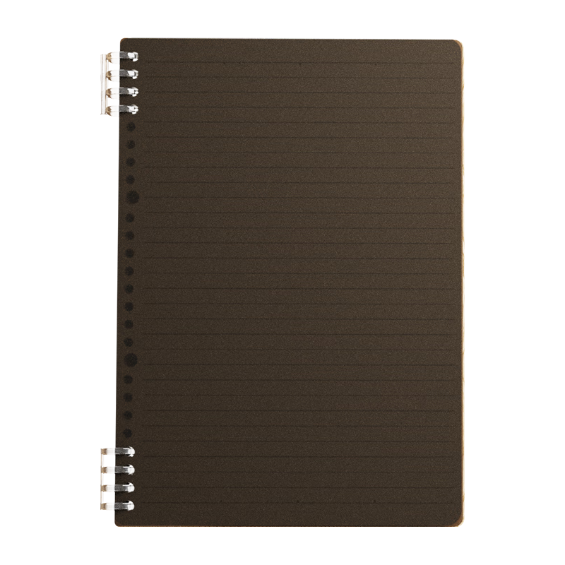 【开学必备】晨光(M&G)文具b5活页本 60张考研可拆卸线圈错题本 记事本笔记本子 黑色横线单本装 ⭐【B5横线】黑壳1本