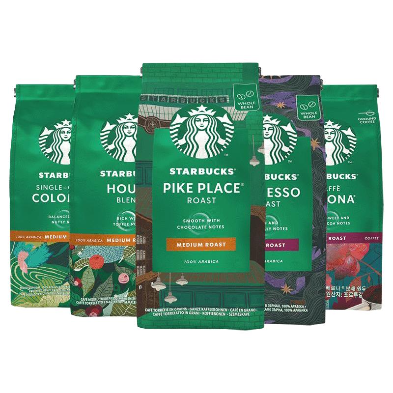 STARBUCKS 星巴克 意式浓缩 深度烘焙 咖啡豆